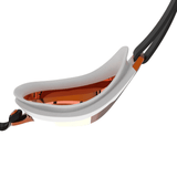 Speedo Wettkampf Schwimmbrille Fastskin Speedsocket 2 Mirror Schwarz/Weiß