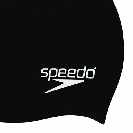 Speedo Kinder Badmuts Moulded Silicone Zwart