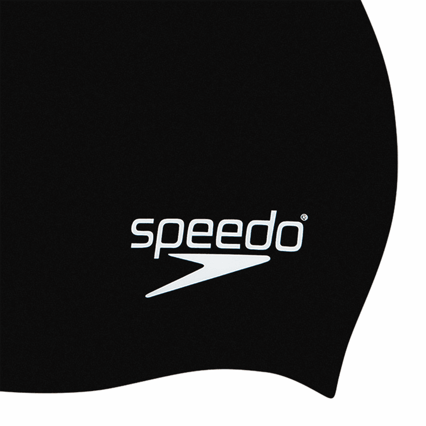 Speedo Kinder Badmuts Moulded Silicone Zwart
