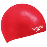 Speedo Kids Swim Cap Moulded Silicone Red