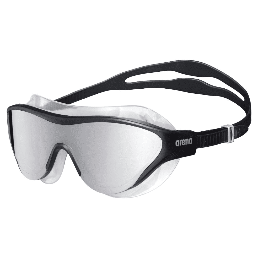Arena Swimming Goggles The One Mask Mirror Silver/Black – Sneppies