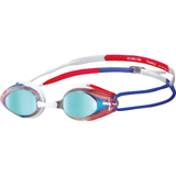 Arena Kinder Zwembril Tracks Mirror Blauw/Wit/Rood