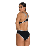 Arena Badpak One Biglogo One Piece Zwart/Zilver