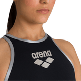 Arena Badpak One Biglogo One Piece Zwart/Zilver