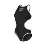 Arena Badpak One Biglogo One Piece Zwart/Zilver