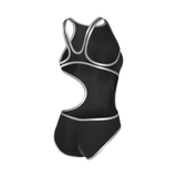 Arena Badpak One Biglogo One Piece Zwart/Zilver