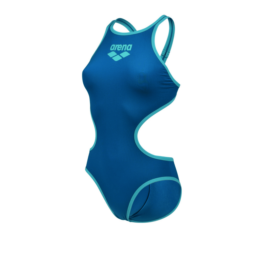 Arena W One Biglogo One Piece Blue-Cosmo-Water
