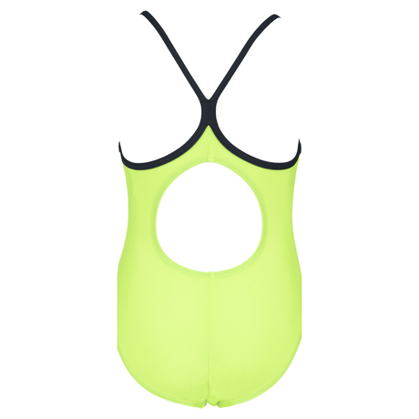 Arena Logo Kids Girl One Piece Green-Navy