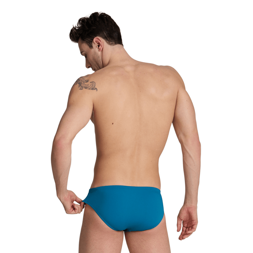 Arena M Team Swim Brief Solid Blue-Cosmo