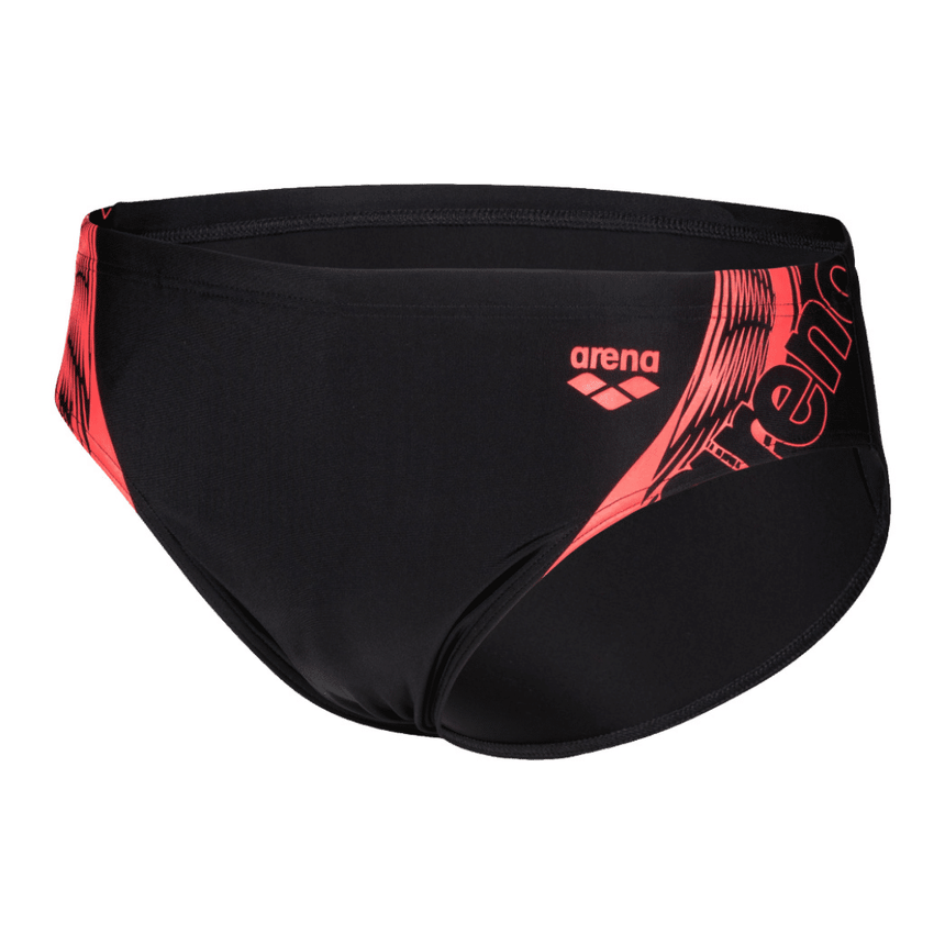 Arena M Swim Briefs Graphic Black