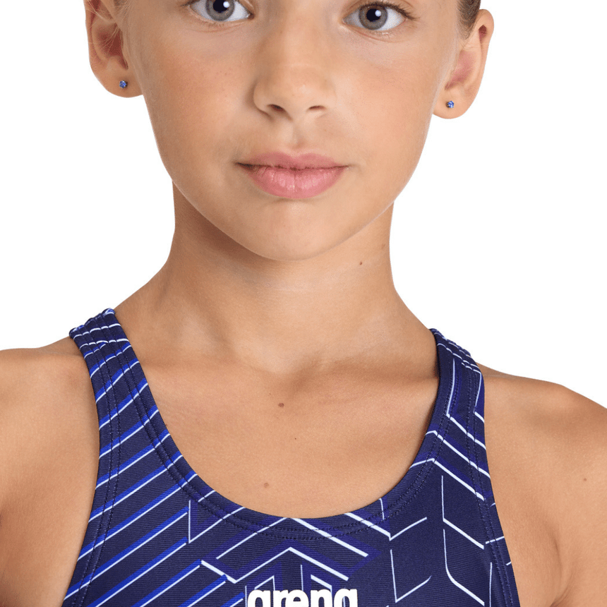 Arena G Kikko Pro Swimsuit Jr Swim Tech L Navy-Multi