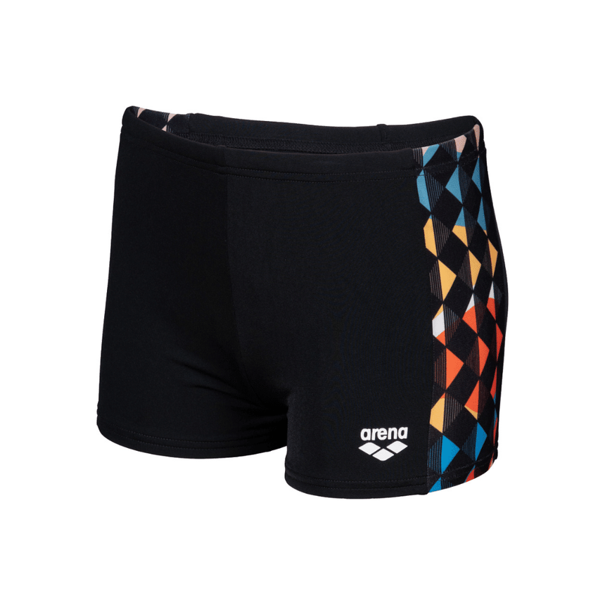 Arena B Carnival Swim Short Black-Multi