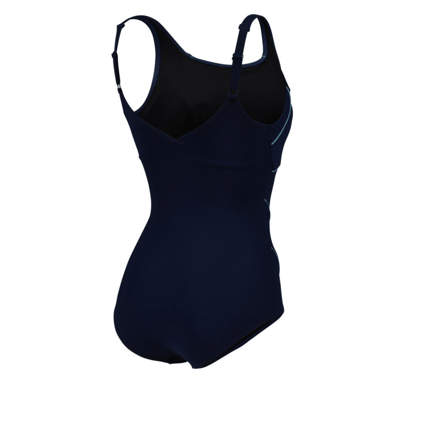 Arena Badpak Jewel One Piece Low C Cup R Marineblauw-Baligroen