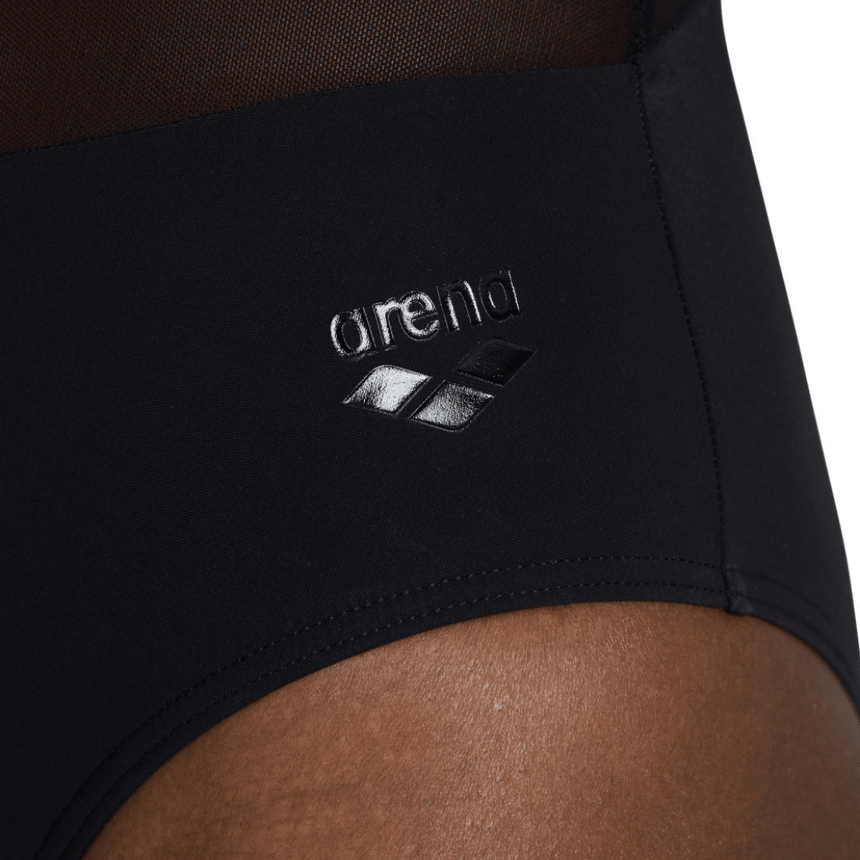 Arena Badpak Mesh Panels Vent Back Zwart