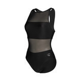Arena Badpak Mesh Panels Vent Back Zwart