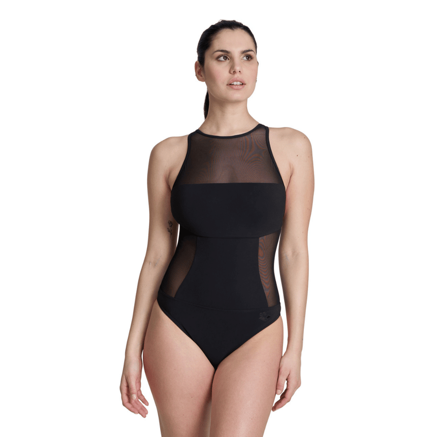 Arena Badpak Mesh Panels Swim Pro Back Zwart