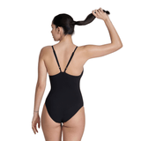 Arena Badpak Mesh Panel Closed Back Zwart