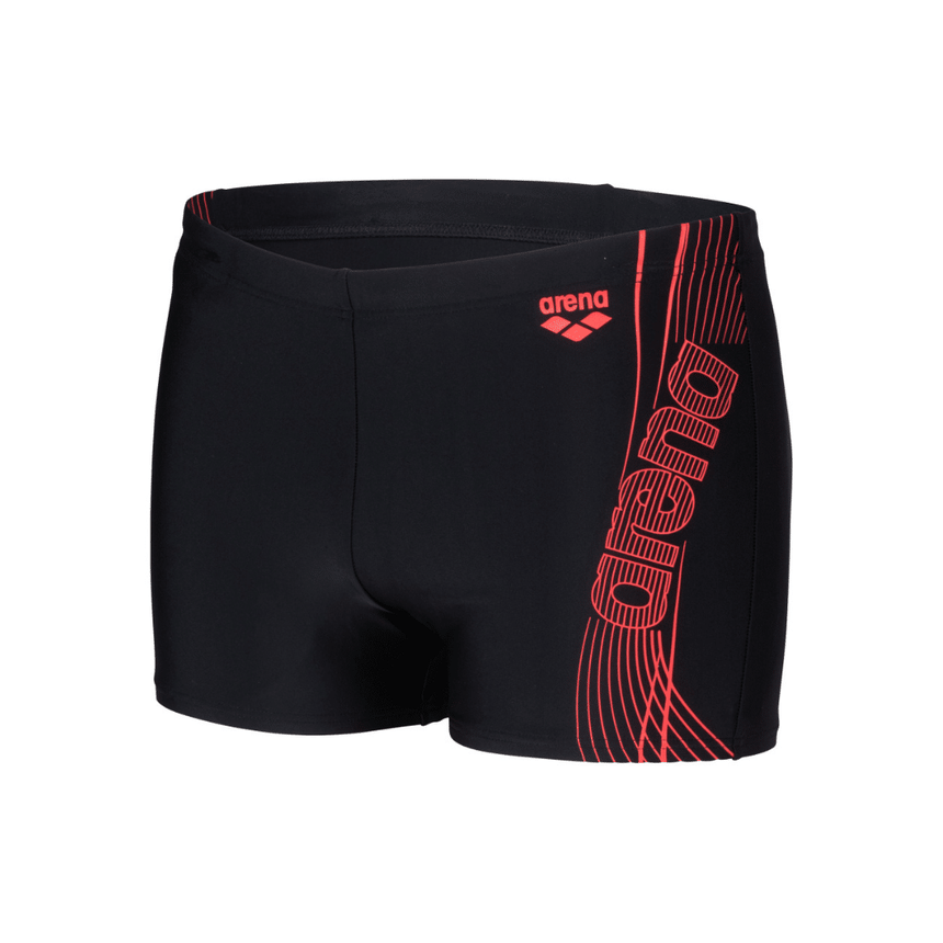Arena M Dreamy Swim Short Black-Fluo-Red