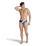 Arena M Waves Profile Brief Blackasphalt-Grey-Blue-White