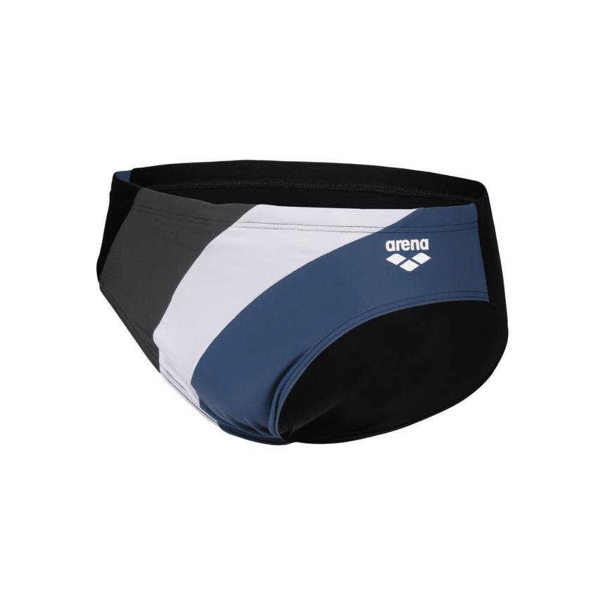Arena M Waves Profile Brief Blackasphalt-Grey-Blue-White