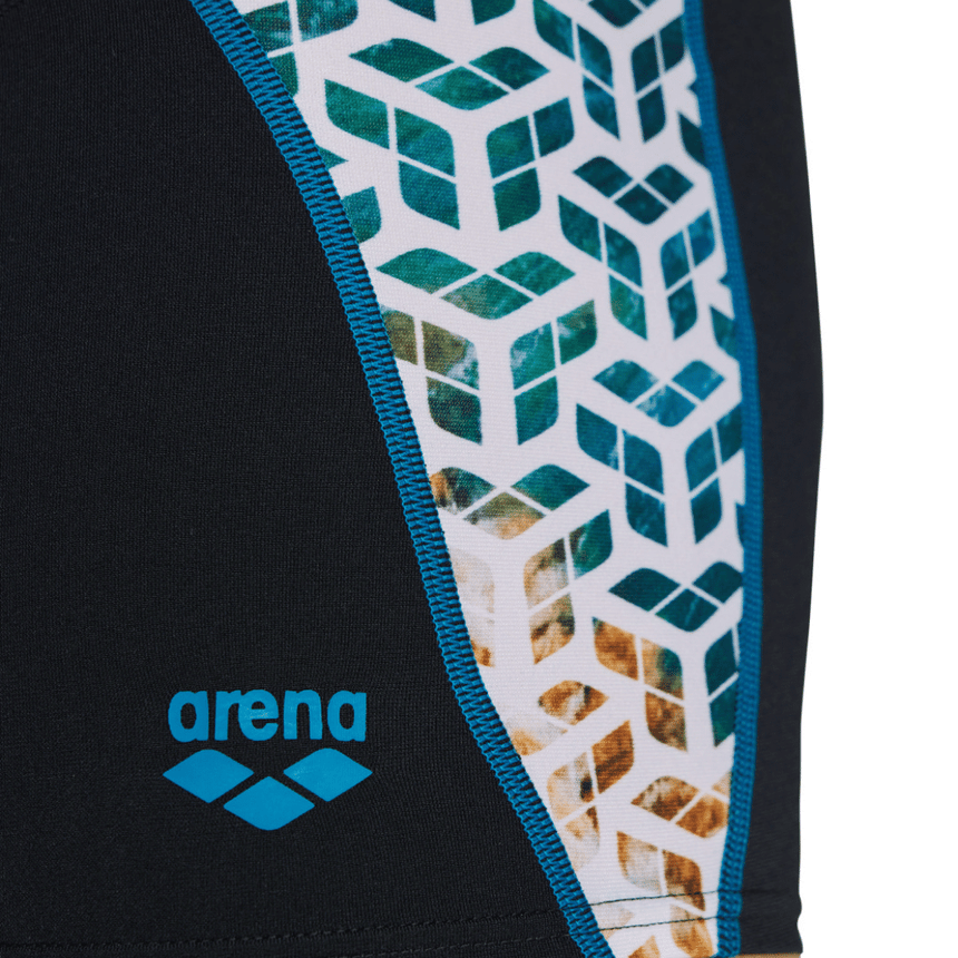 Arena M Planet Water Swim Short Black-White-Multi