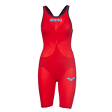 Arena Wedstrijdbadpak Powerskin Carbon Air2 Open Rug Rood