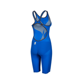 Arena Wedstrijdbadpak Powerskin Carbon Air2 Open Rug Blauw/Geel