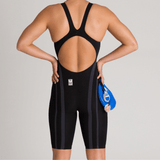 Arena Wedstrijdbadpak Powerskin Carbon Core FX Open Rug Zwart/Goud