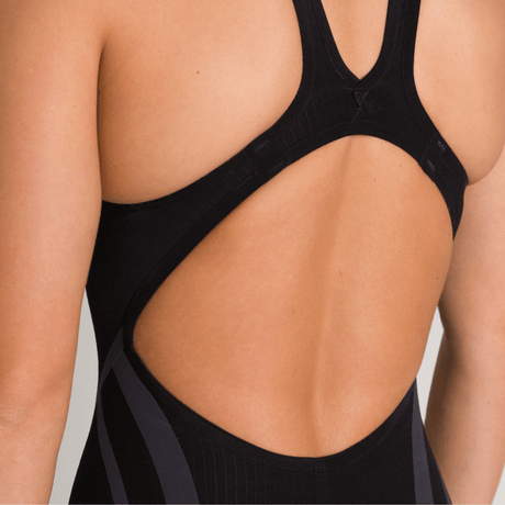 Arena Wedstrijdbadpak Powerskin Carbon Core FX Open Rug Zwart/Goud