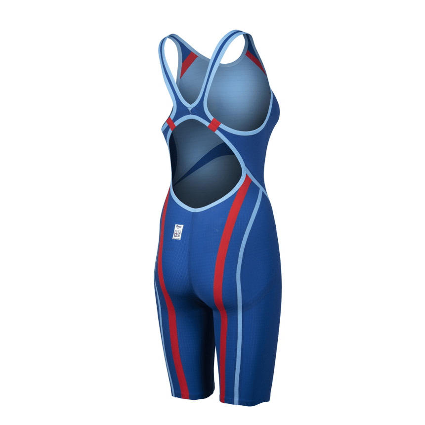 Arena Wedstrijdbadpak Powerskin Carbon Core FX Open Rug Blauw