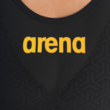 Arena Wedstrijdbadpak Powerskin Carbon Glide Open Rug Zwart/Goud