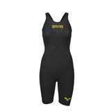 Arena Wedstrijdbadpak Powerskin Carbon Glide Open Rug Zwart/Goud