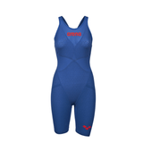 Arena Wedstrijdbadpak Powerskin Carbon Glide Open Rug Blauw