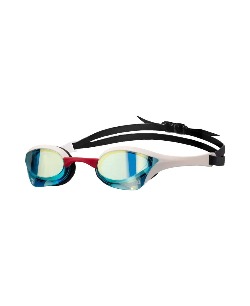 Arena Schwimmbrille Cobra Ultra Swipe Mirror Aqua/Weiß/Fireflow