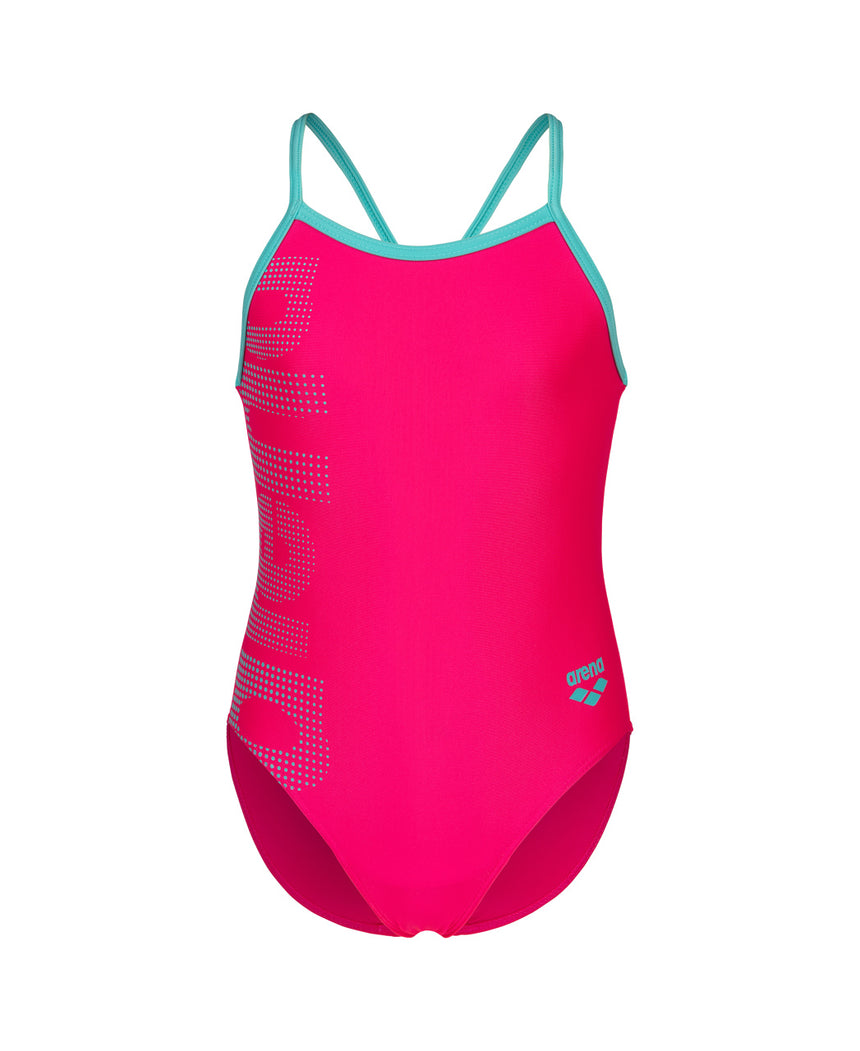 Arena Meisjes Badpak Roze/Blauw