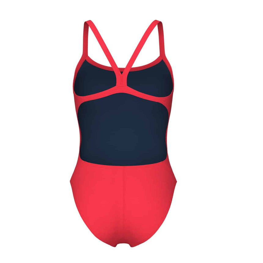 Arena W Team Swimsuit Challenge Solid bright Coral