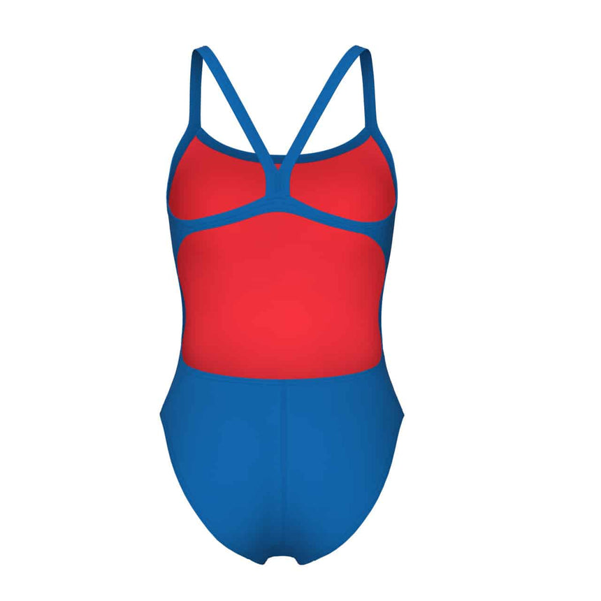Arena W Team Swimsuit Challenge Solid blue River