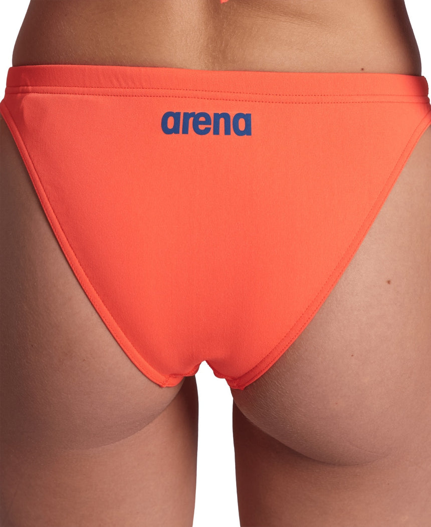 Arena W Team Swim Bottom Solid bright Coral