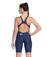Arena Wedstrijdbadpak Powerskin ST Next Open Rug Navy
