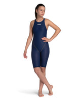 Arena Meisjes Wedstrijdbadpak Powerskin ST Next Open Back Navy