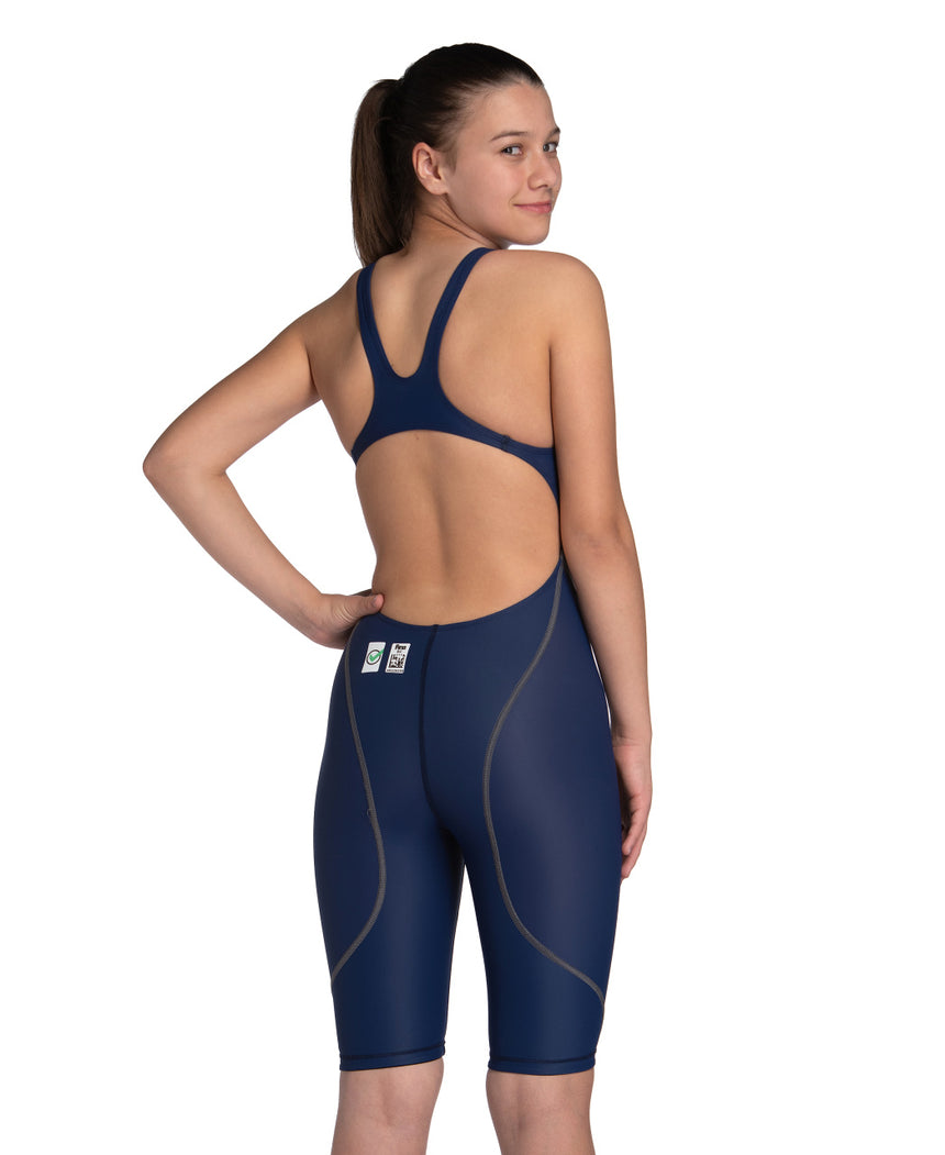 Arena Meisjes Wedstrijdbadpak Powerskin ST Next Open Back Navy