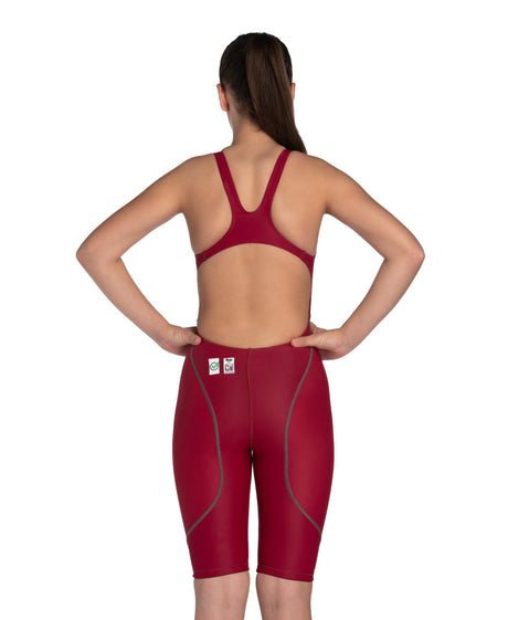Arena Meisjes Wedstrijdbadpak Powerskin ST Next Open Back Rood