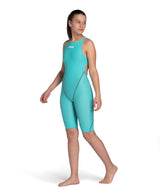 Arena Meisjes Wedstrijdbadpak Powerskin ST Next Open Back Aquamarine