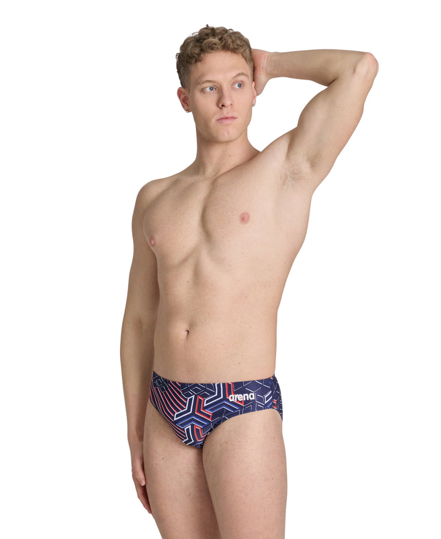 Arena M Kikko Pro Swim Brief Team Red-White-Blue