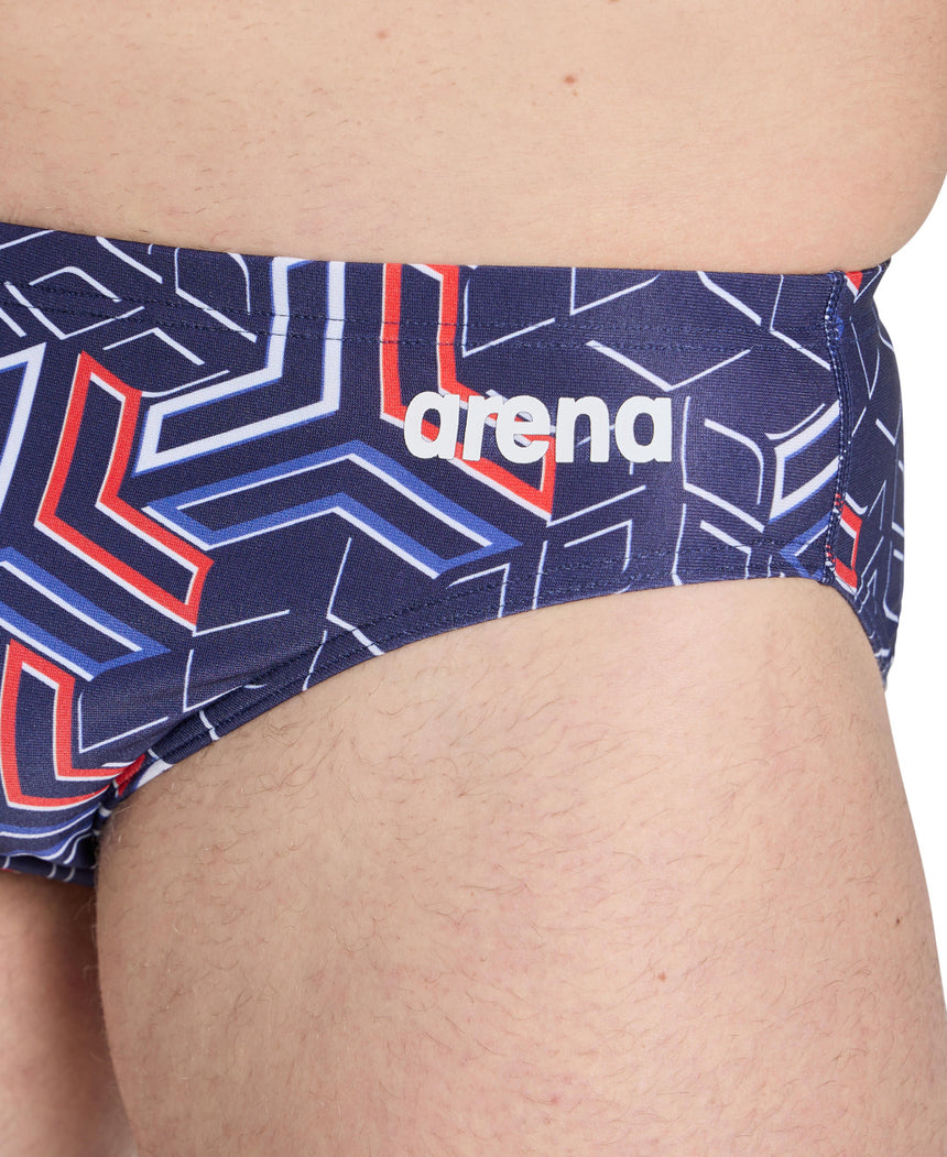 Arena M Kikko Pro Swim Brief Team Red-White-Blue