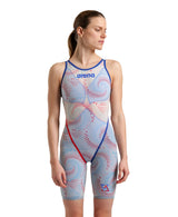 Arena Wedstrijdbadpak Powerskin Carbon Glide LE Open Back Fireflow