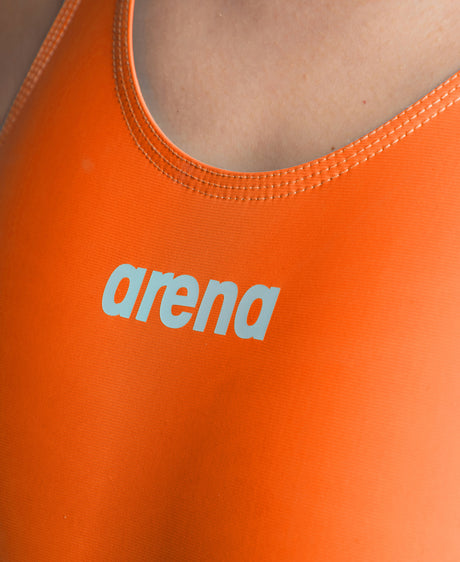 Arena Wedstrijdbadpak Powerskin ST Next LE Open Rug Orange/Teal