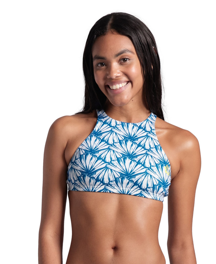 Arena Crop Think R white Multi-Yellowstar