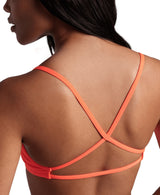 Arena Bandeau Live R bright Coral-Yellowstar
