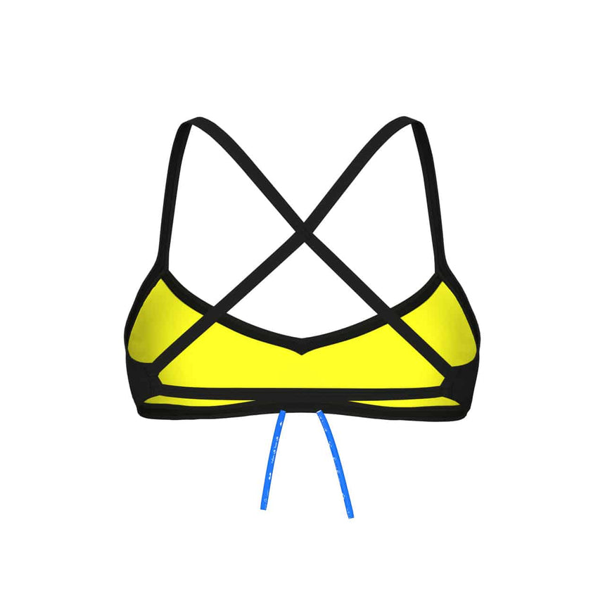 Arena Bandeau Live R Black-Yellowstar